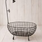 Metal Grid shower tub